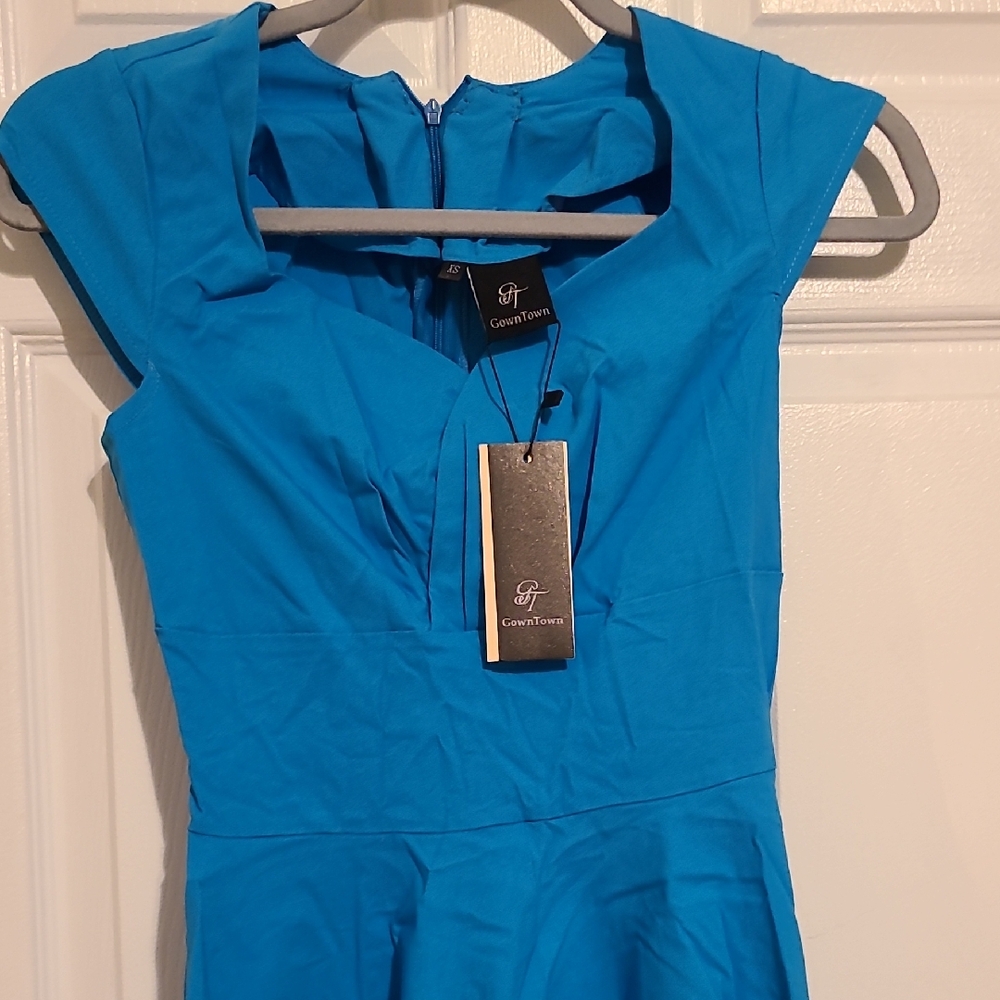 GemTown Blue Midi Dress